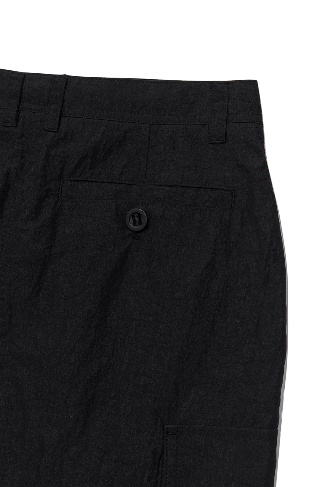Matin Kim String Nylon Cargo Skirt — Black