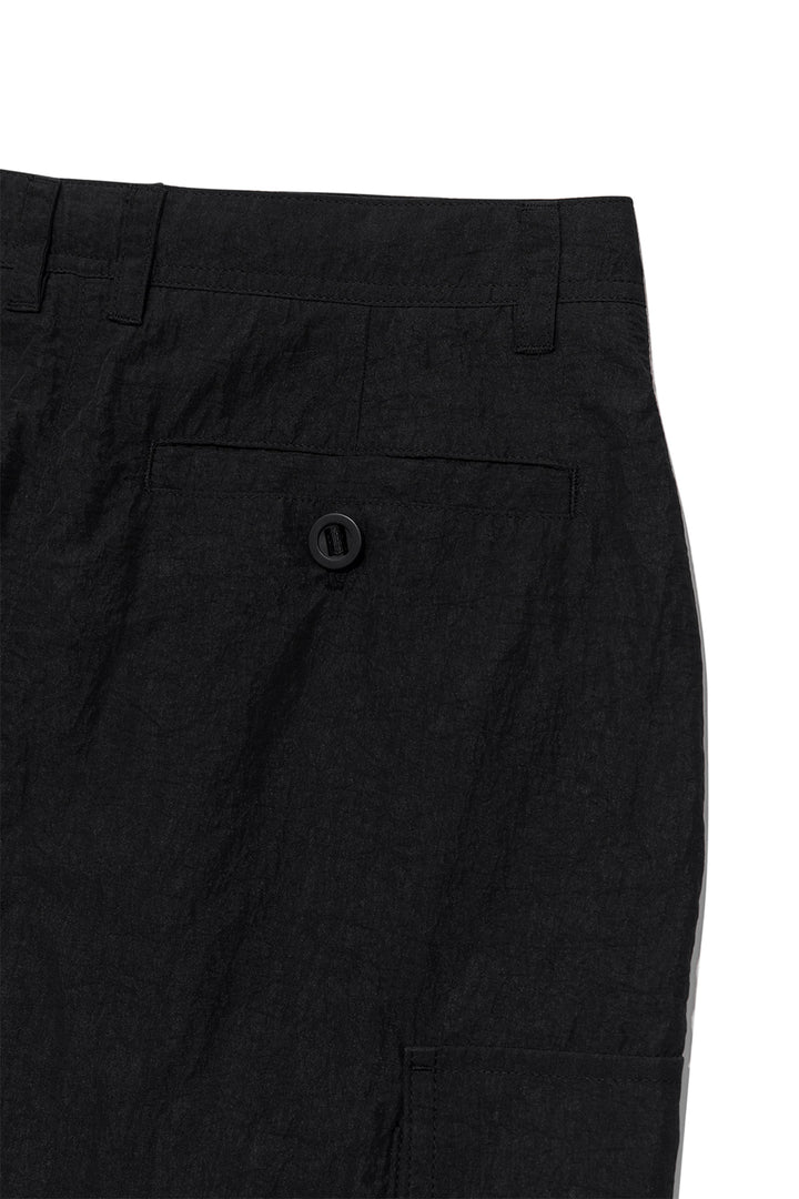 Matin Kim String Nylon Cargo Skirt — Black