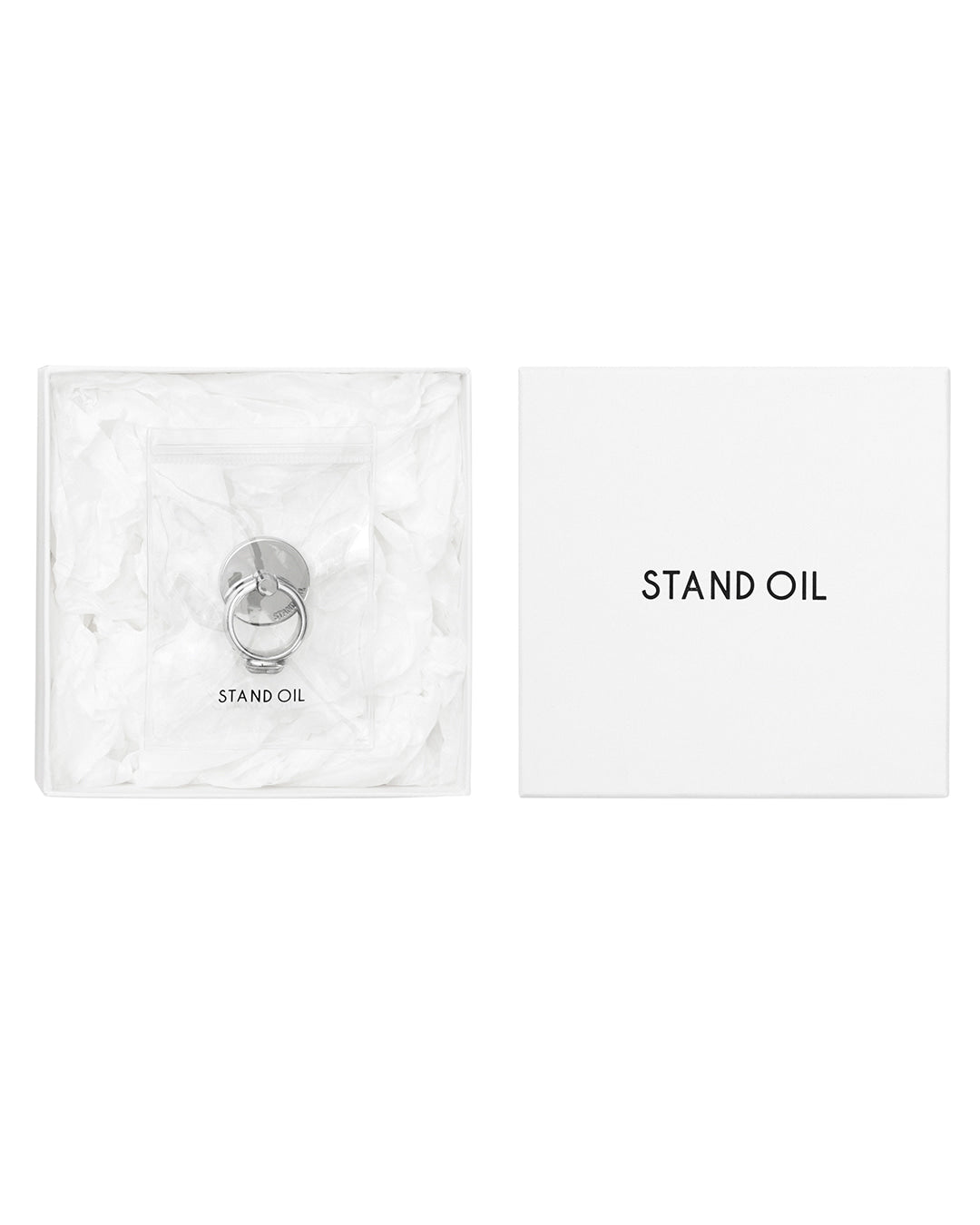 Stand Oil Bonbon Gripring — Candy-Inspired Bag Charm — Silver