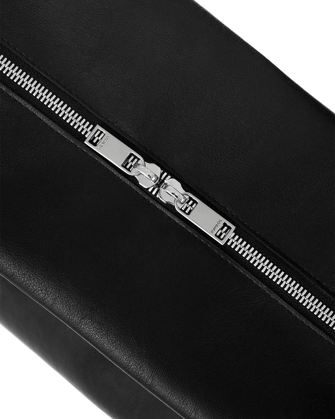 Stand Oil Zuni Bag — Washed Leather Crossbody — Black