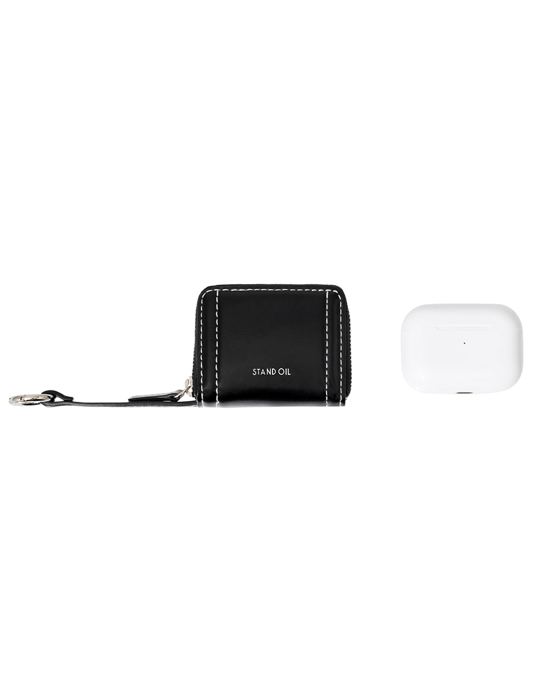 Stand Oil Post Pods — Micro AirPod Case — Stitch Black