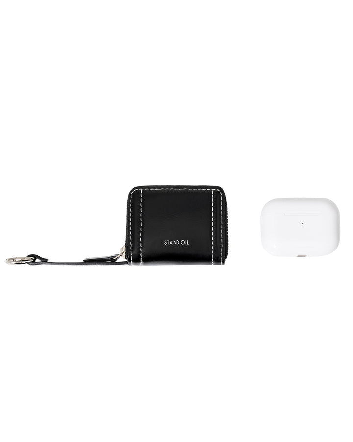 Stand Oil Post Pods — Micro AirPod Case — Stitch Black