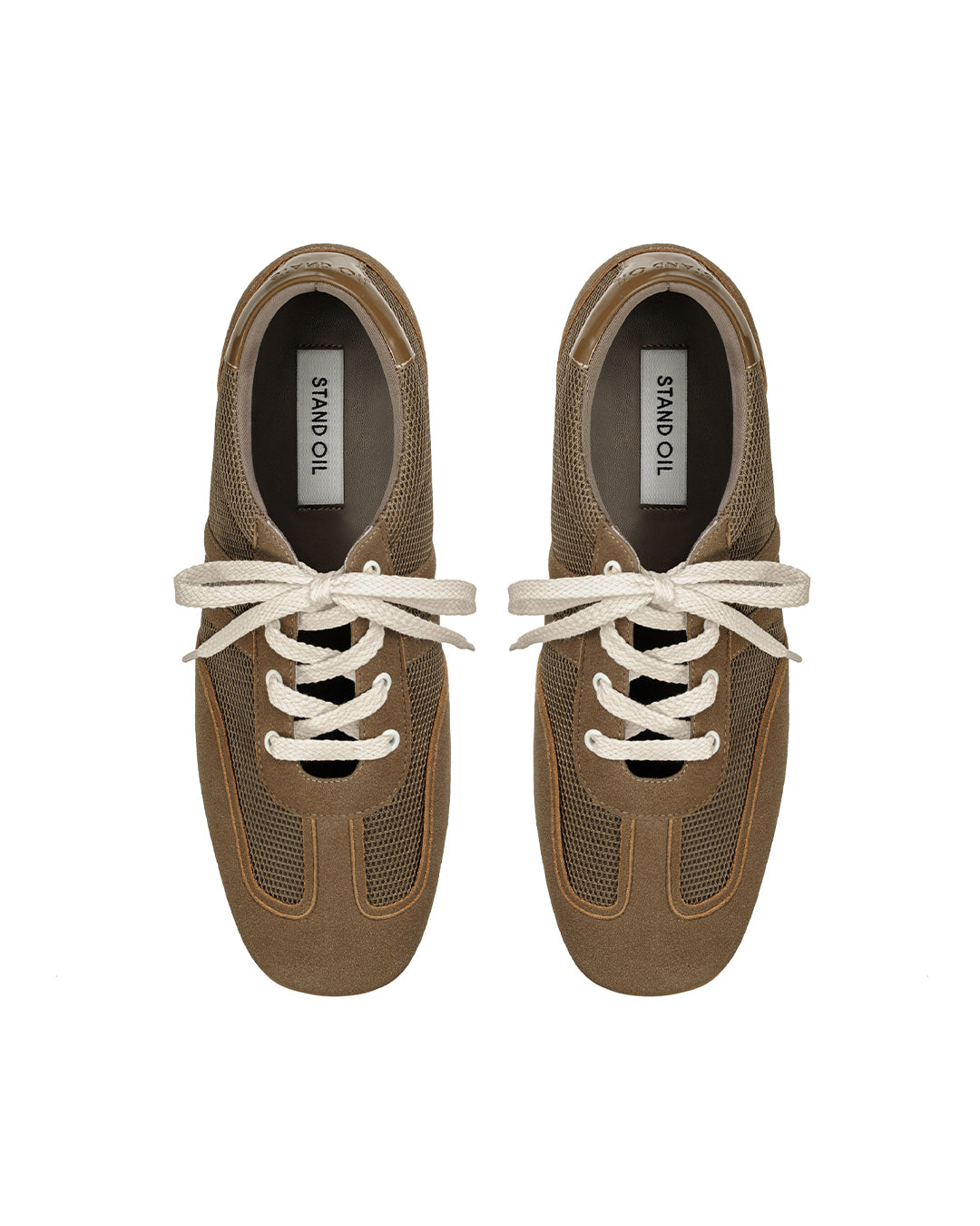 Stand Oil Morrow Square Sneakers — Brown