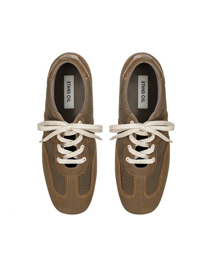 Stand Oil Morrow Square Sneakers — Brown