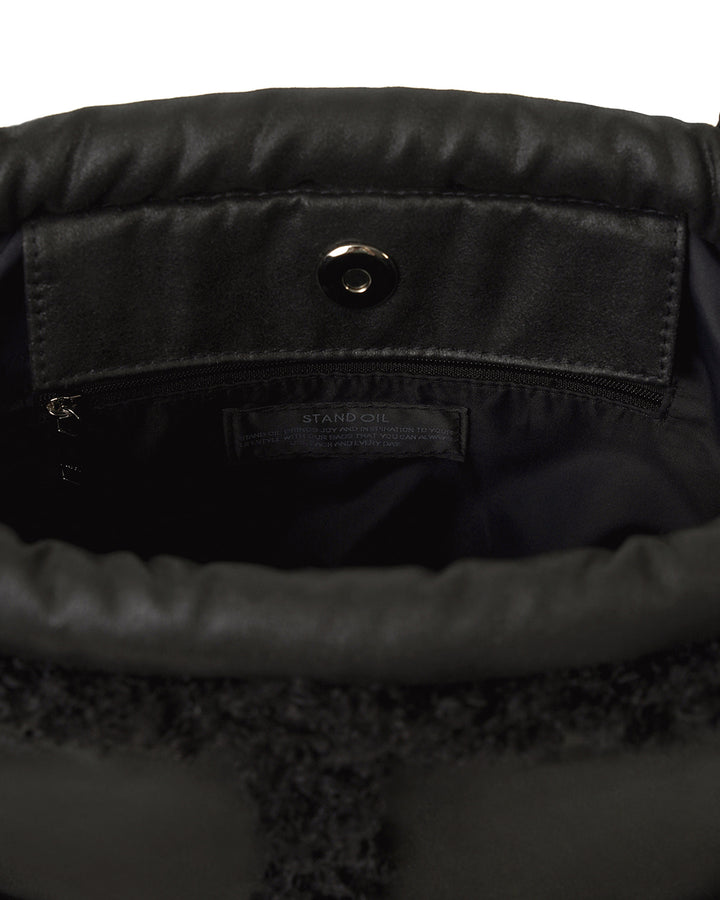 Stand Oil Bubble Bag Mini — Fur Black
