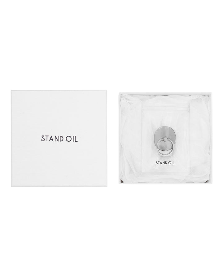 Stand Oil Star Beam Gripring — Cubic Star Charm — Silver