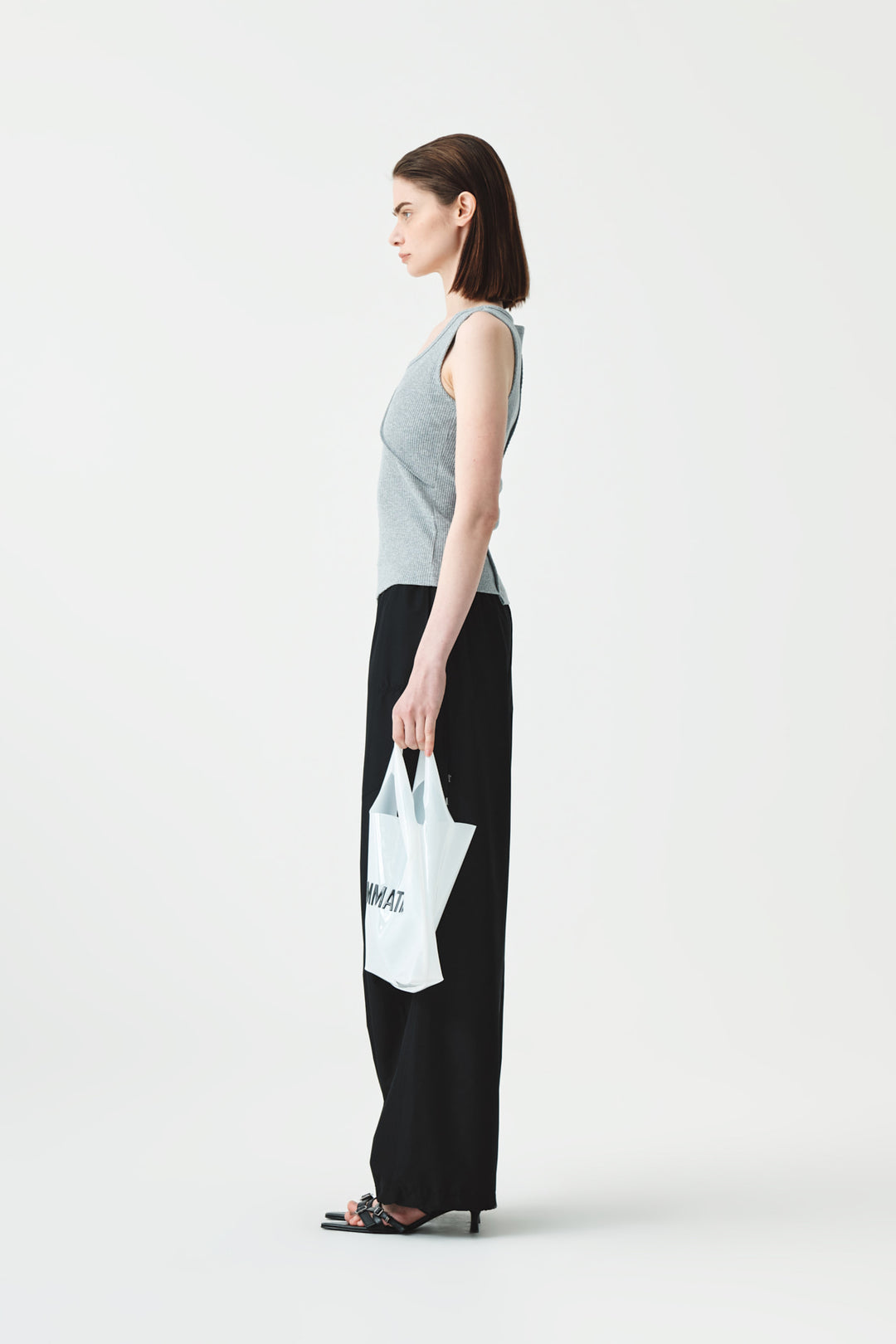 KIMMATIN Side String Track Pants — Black