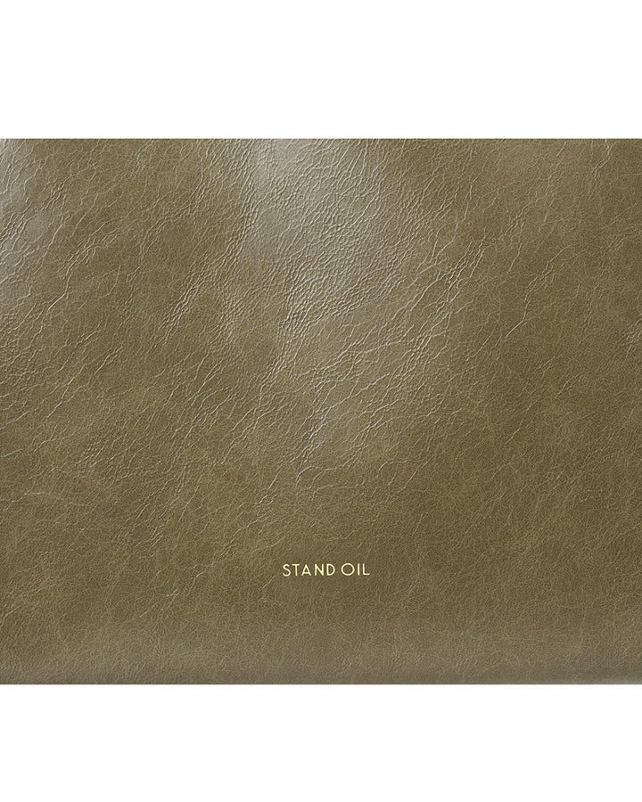 Stand Oil Oblong Tiny Shoulder Bag — Basil green