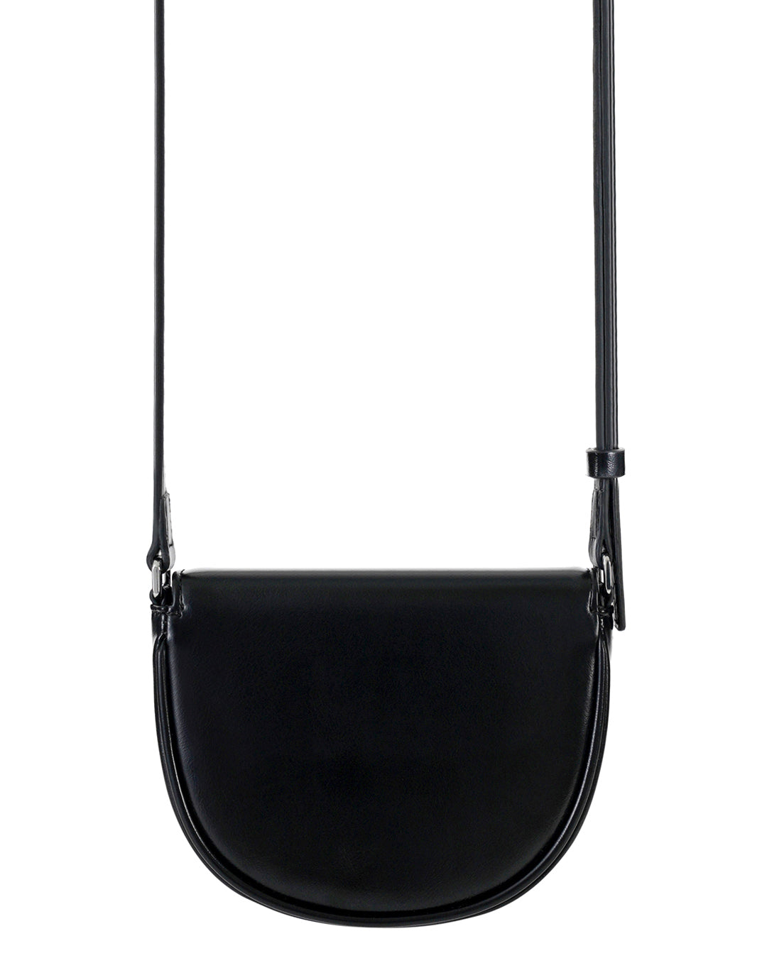 Stand Oil Mino Bag — Half-Moon Crossbody — Black