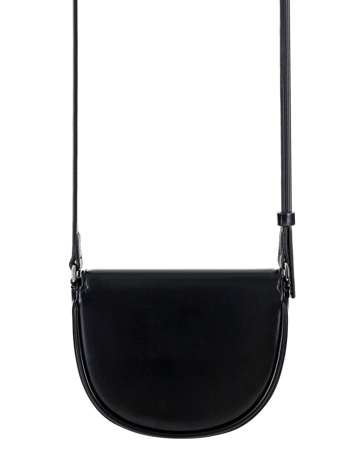 Stand Oil Mino Bag — Half-Moon Crossbody — Black