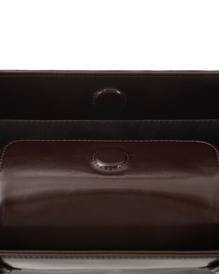 Stand Oil Square Low Bag — Maroon