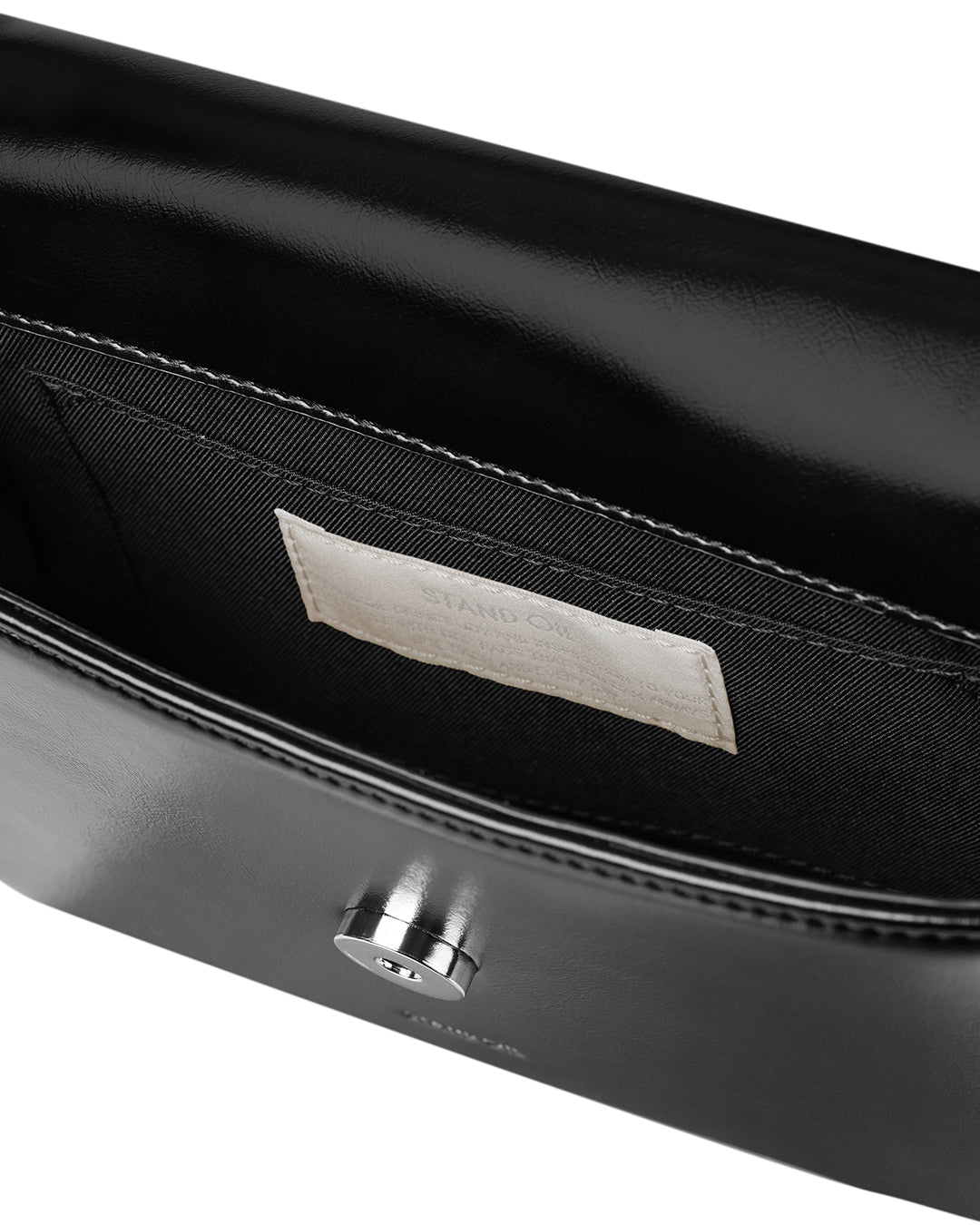 Stand Oil Riddle Bag — Minimal Crossbody — Black