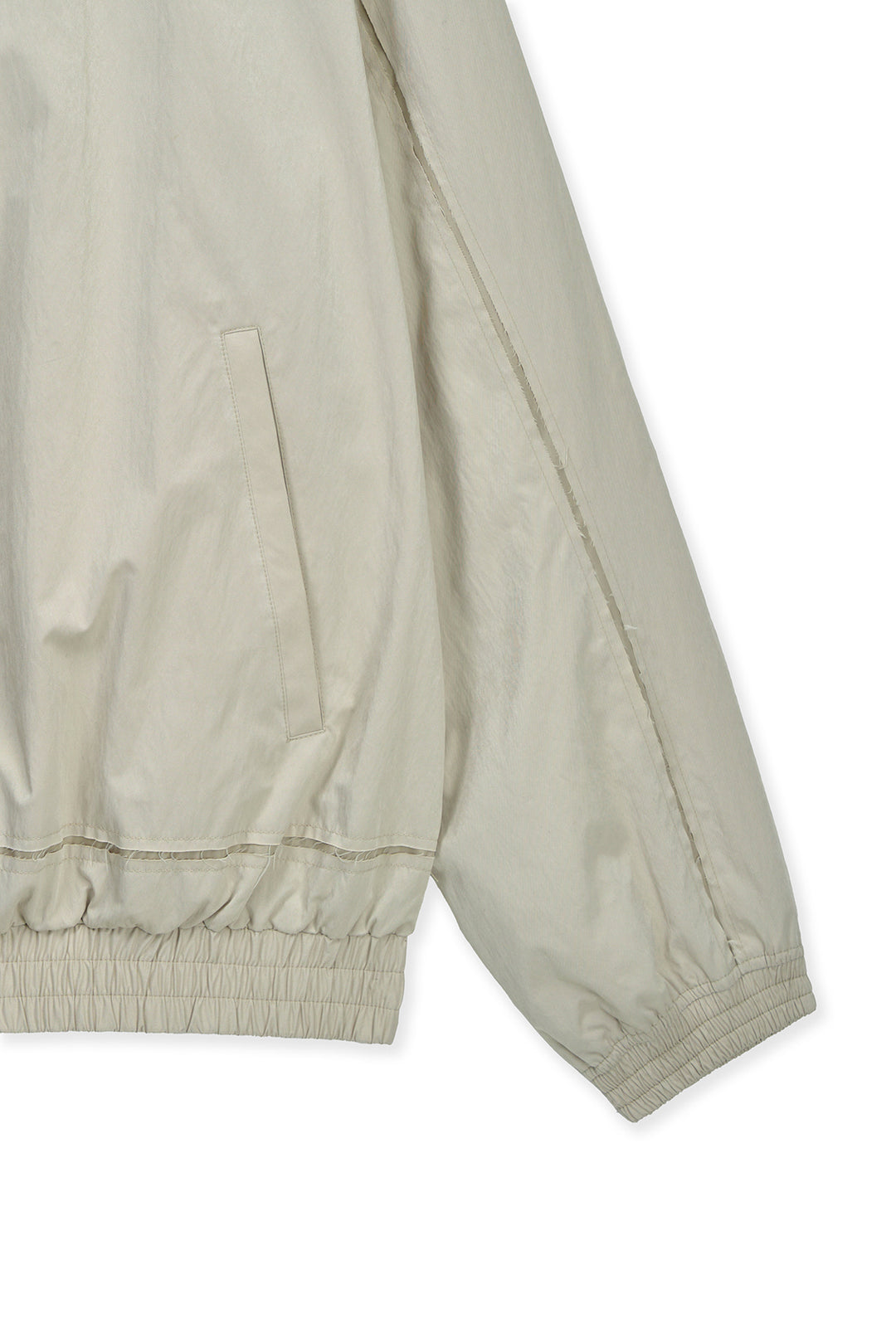 Matin Kim Embroidery Back Logo Jumper — Beige