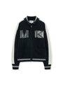 Matin Kim Initial Knit Zip Up — Black
