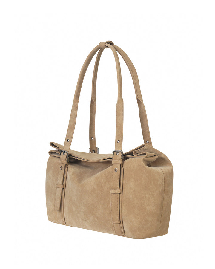 Stand Oil Velow Bag — Sculptural Crossbody — Sand