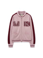 Matin Kim Initial Knit Zip Up — Pink