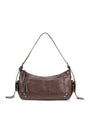 Matin Kim Rivet Point Quad Shoulder Bag — Brown