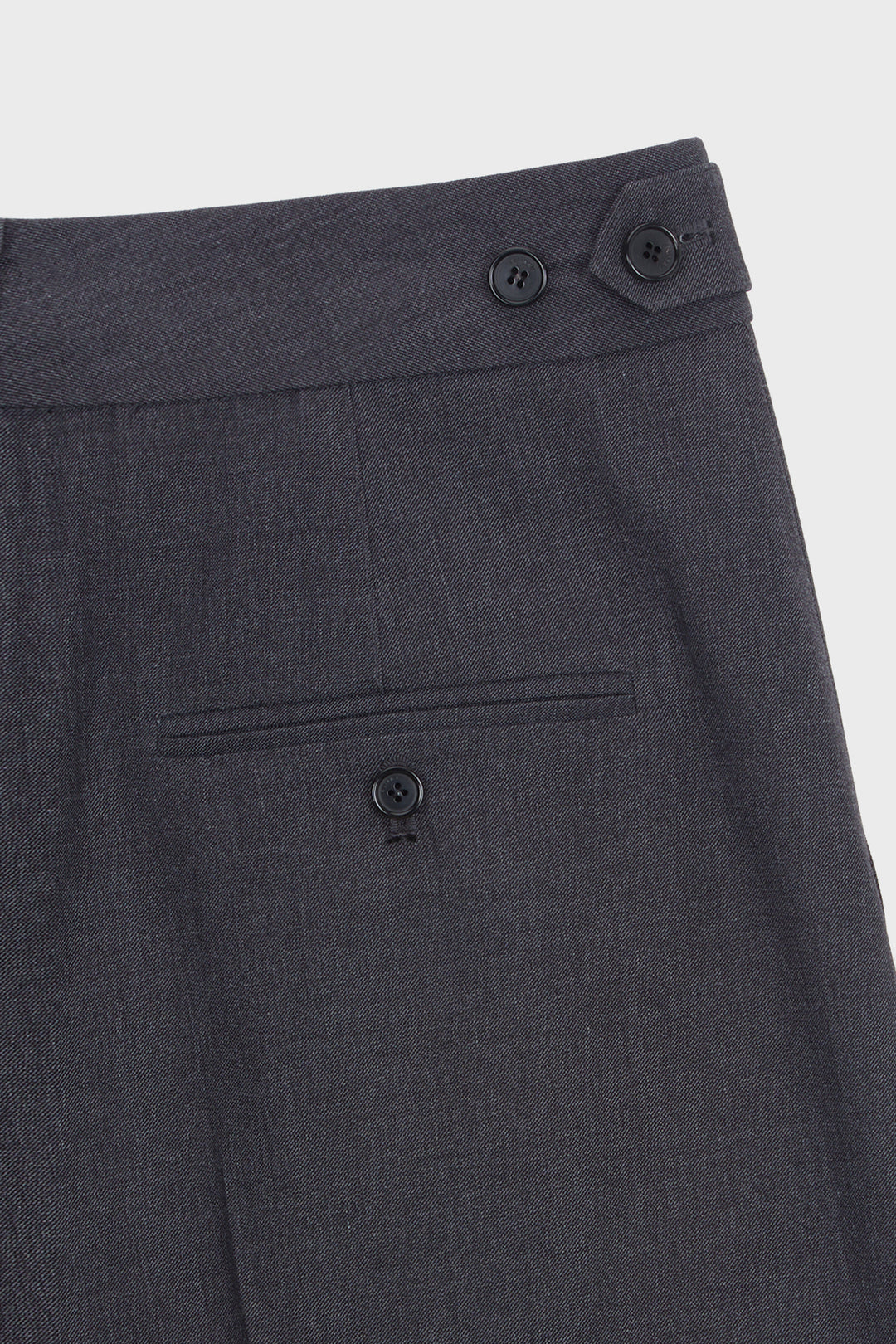 KIMMATIN Cargo Detail Bermuda Shorts — Charcoal