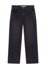 Matin Kim Pocket Washed Point Denim — Black