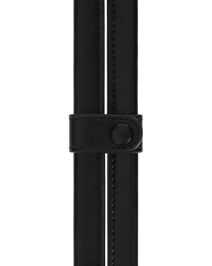 Stand Oil Velow Bag — Sculptural Crossbody — Black