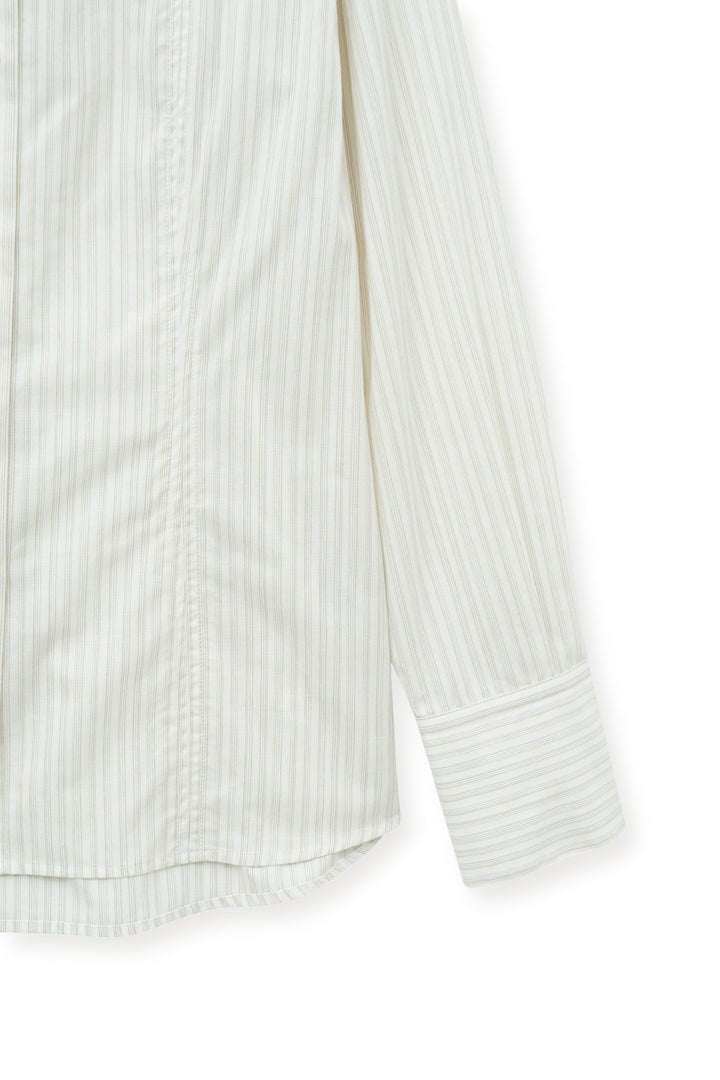 Matin Kim Pocket Line Point Shirt — Beige