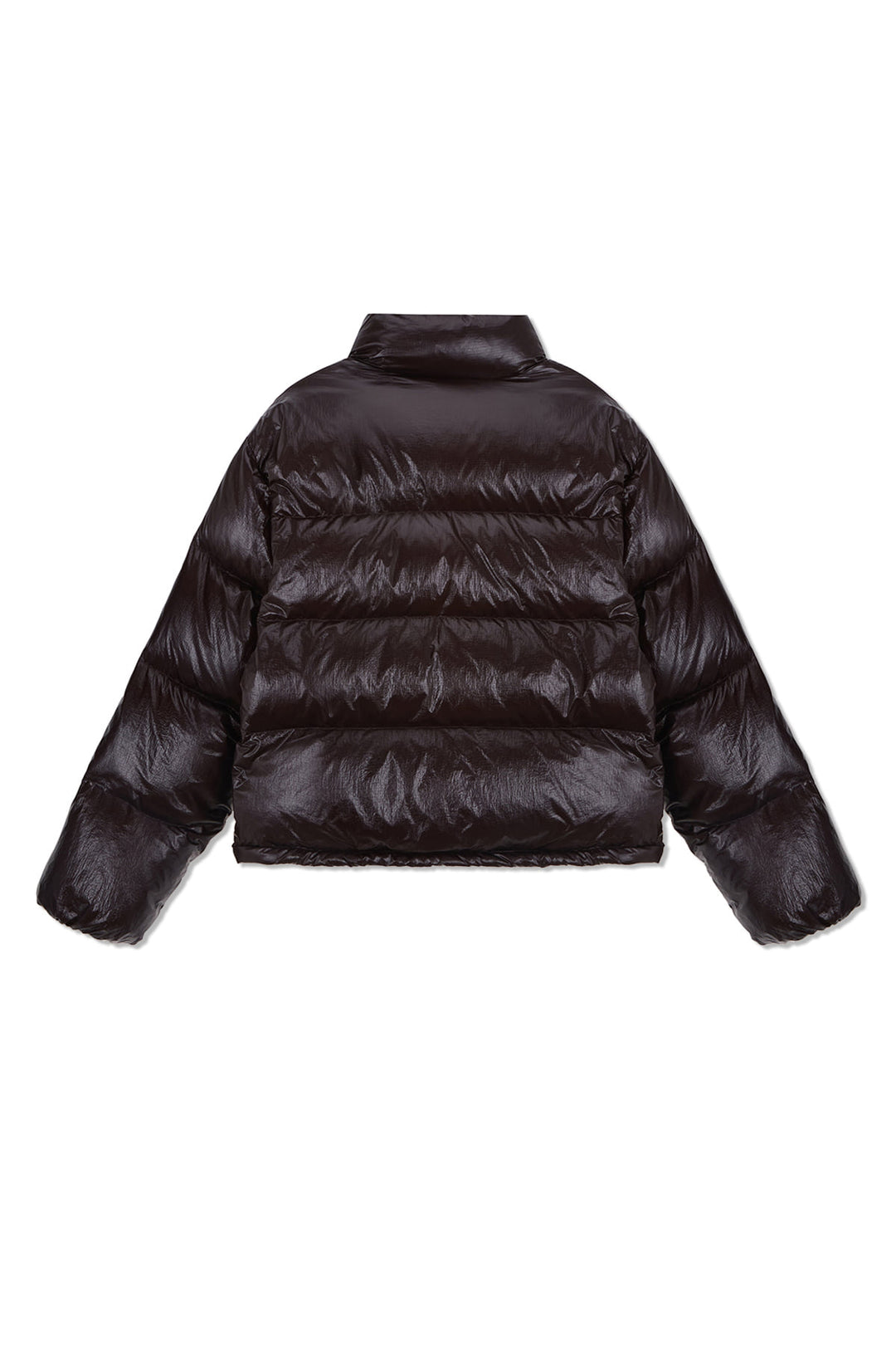 Matin Kim Small Logo Volume Down Jumper — Brown