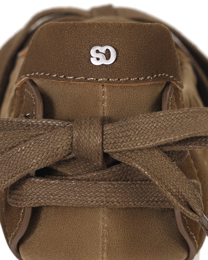 Stand Oil Double Tied Sneakers — Camel