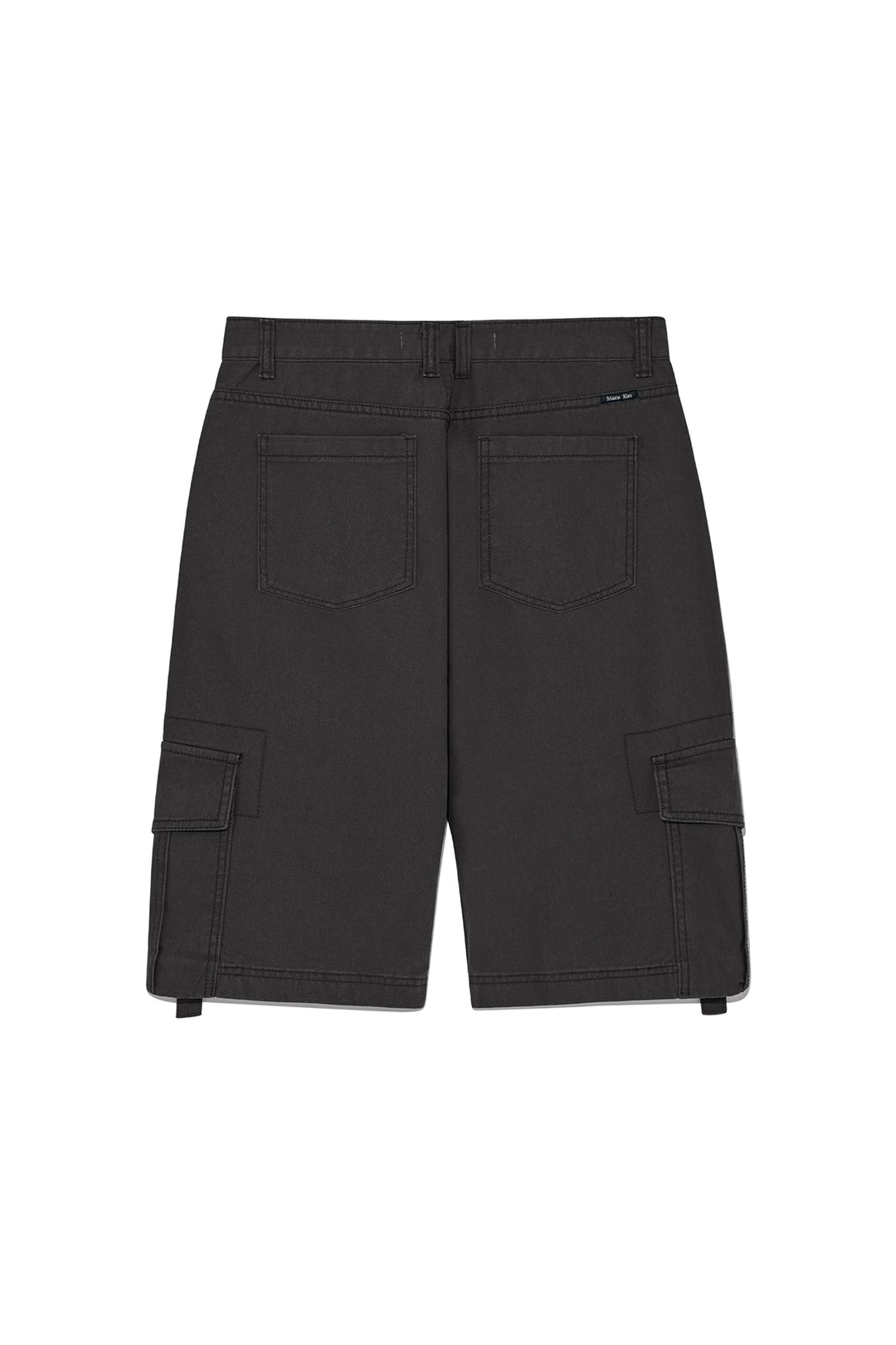 Matin Kim Semi Slimfit Bermuda Pants — Charcoal