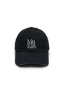 Matin Block Logo Ball Cap — Dark Navy