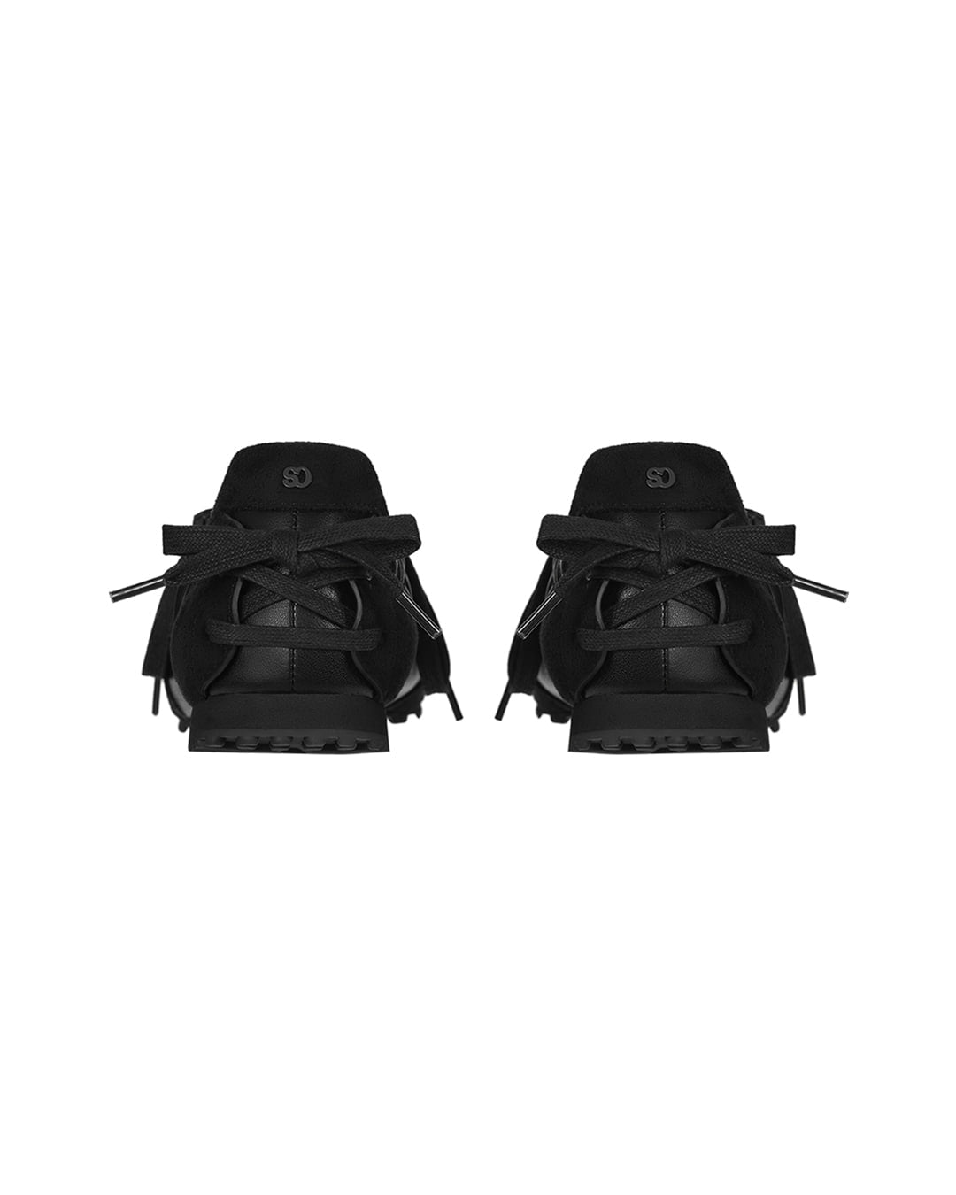 Stand Oil Double Tied Sneakers — Black