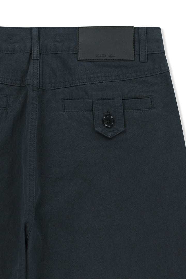 Matin Kim Stud Point Color Denim Pants — Navy blue