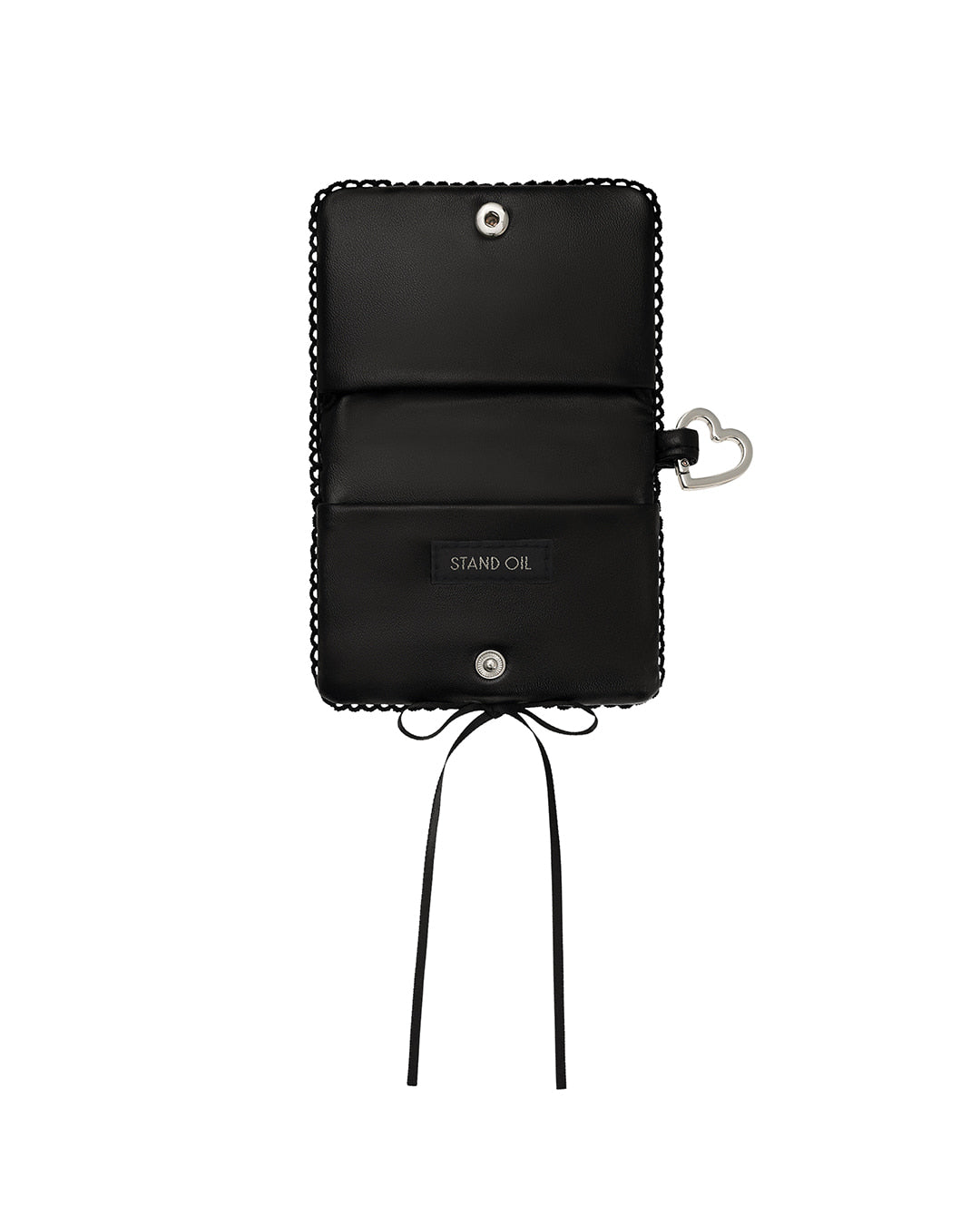 Stand Oil Memory Fluffy Keyring — Black