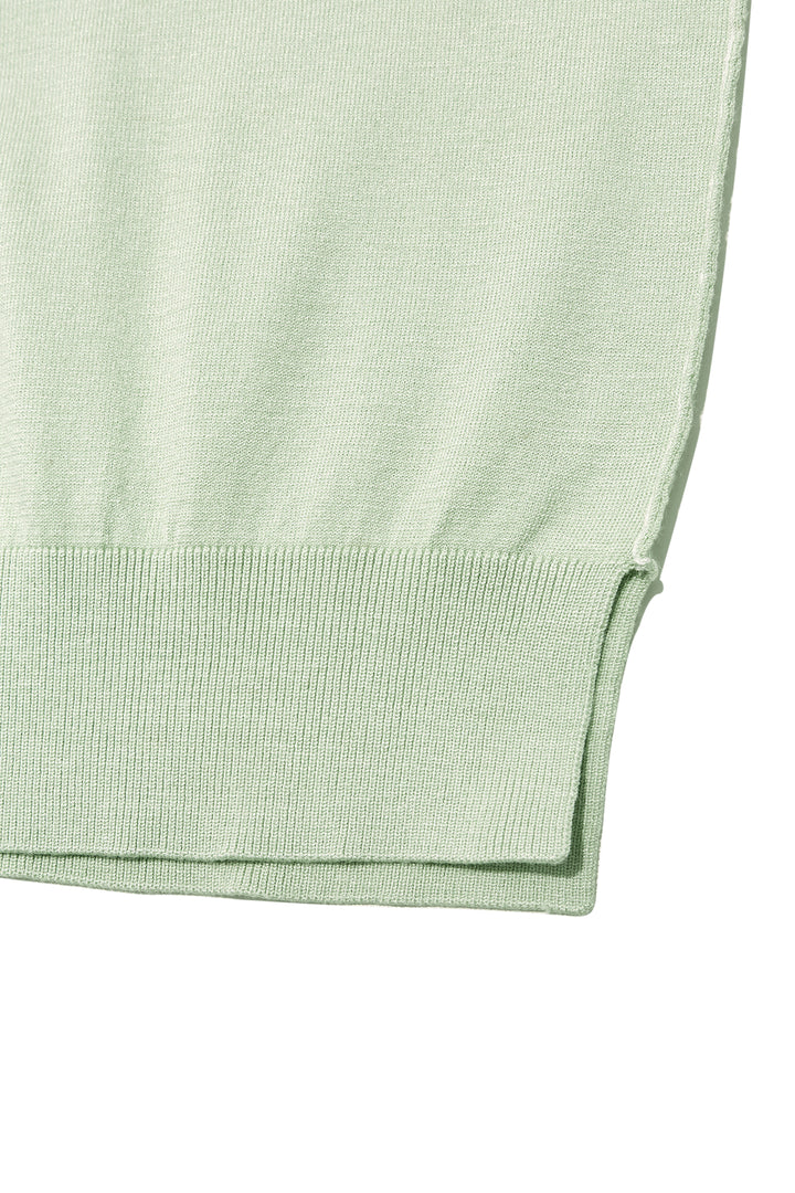 Matin Kim Slit Detail Button Cardigan — Mint