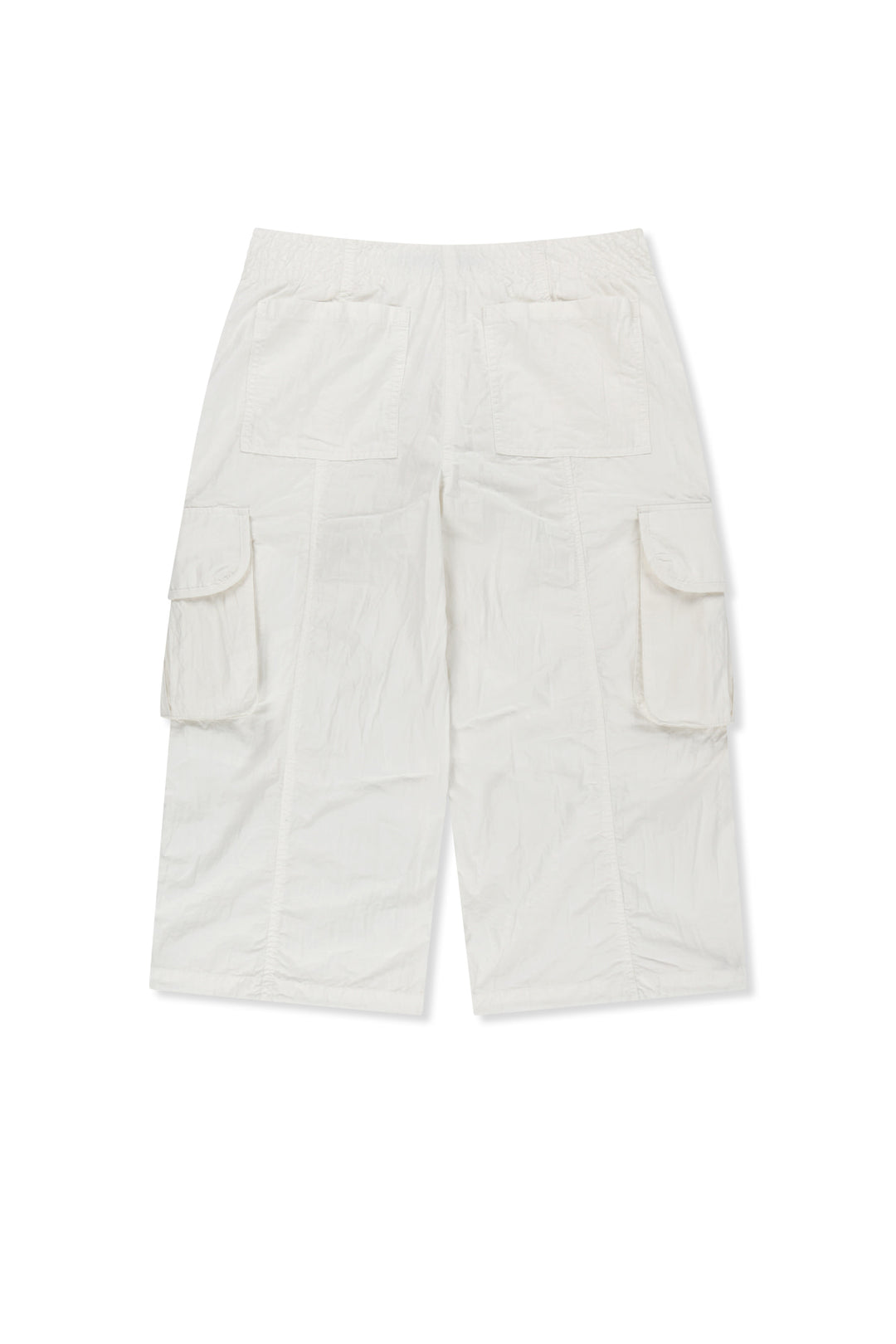Matin Kim Crinkle Capri Pants — White