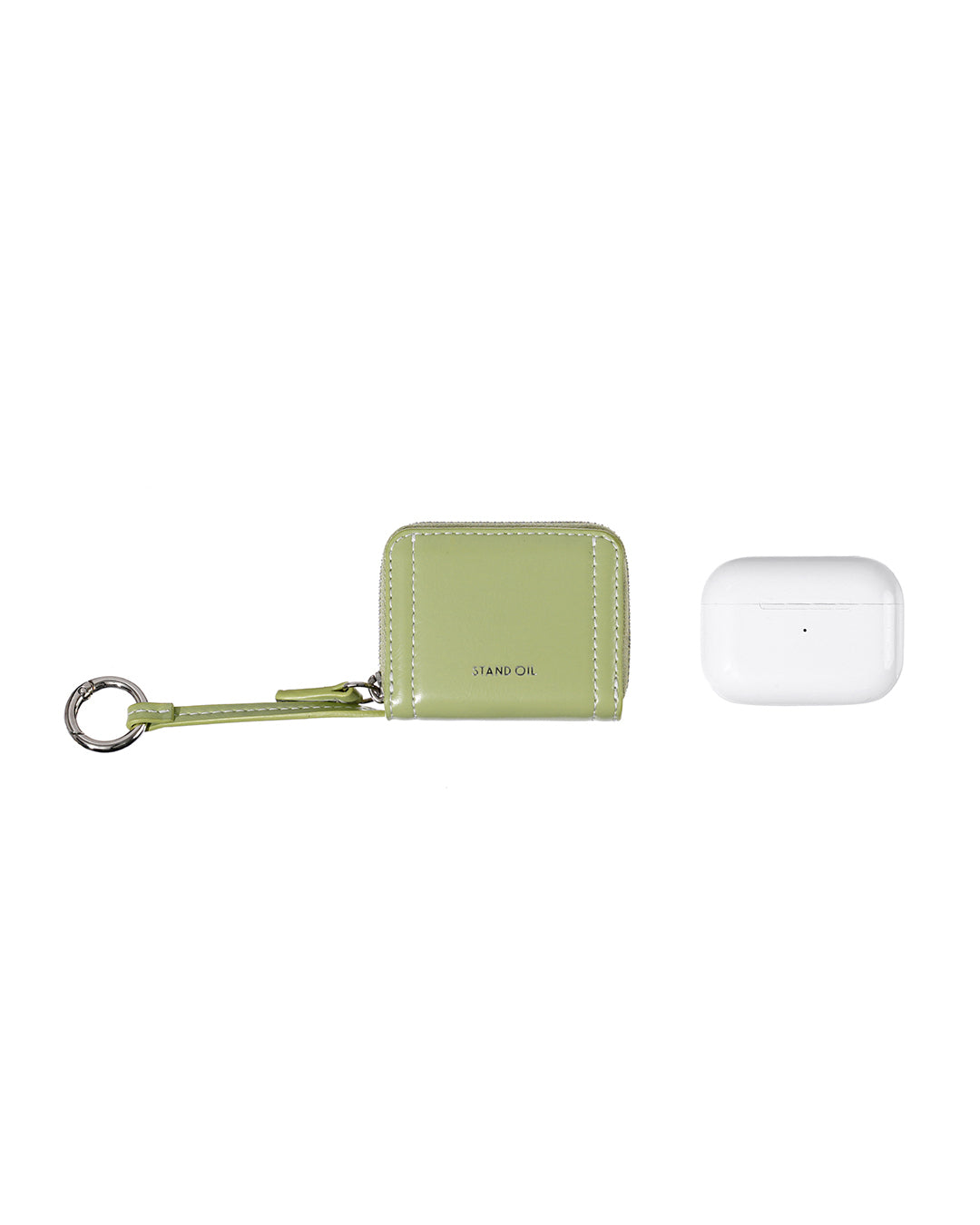 Stand Oil Post Pods — Square AirPods Case — Basil green