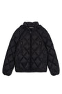 Matin Kim Quilting Hoody Lightweight Jumper — Black