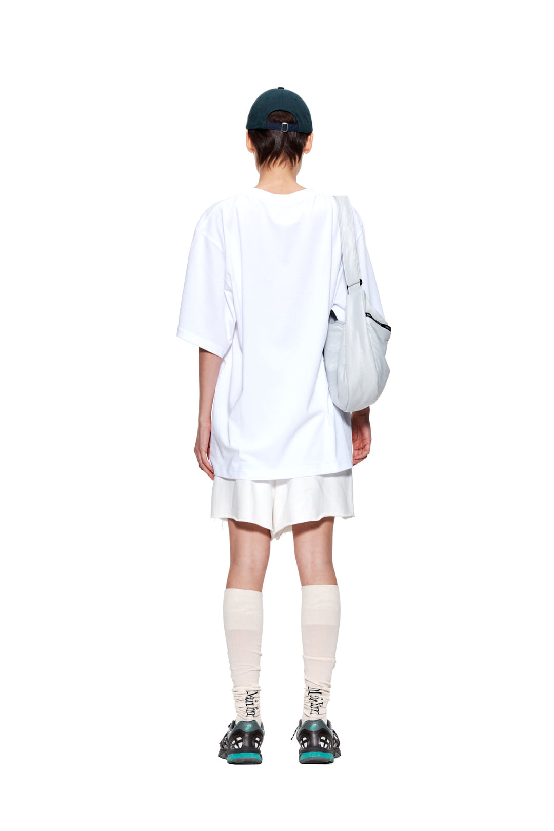 Matin Kim Embroidery Logo Top — White