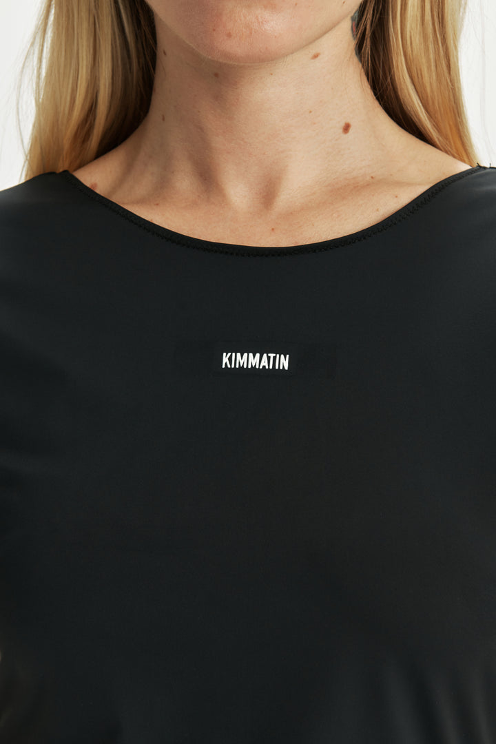 KIMMATIN Stretch Slimfit Bodysuit — Black