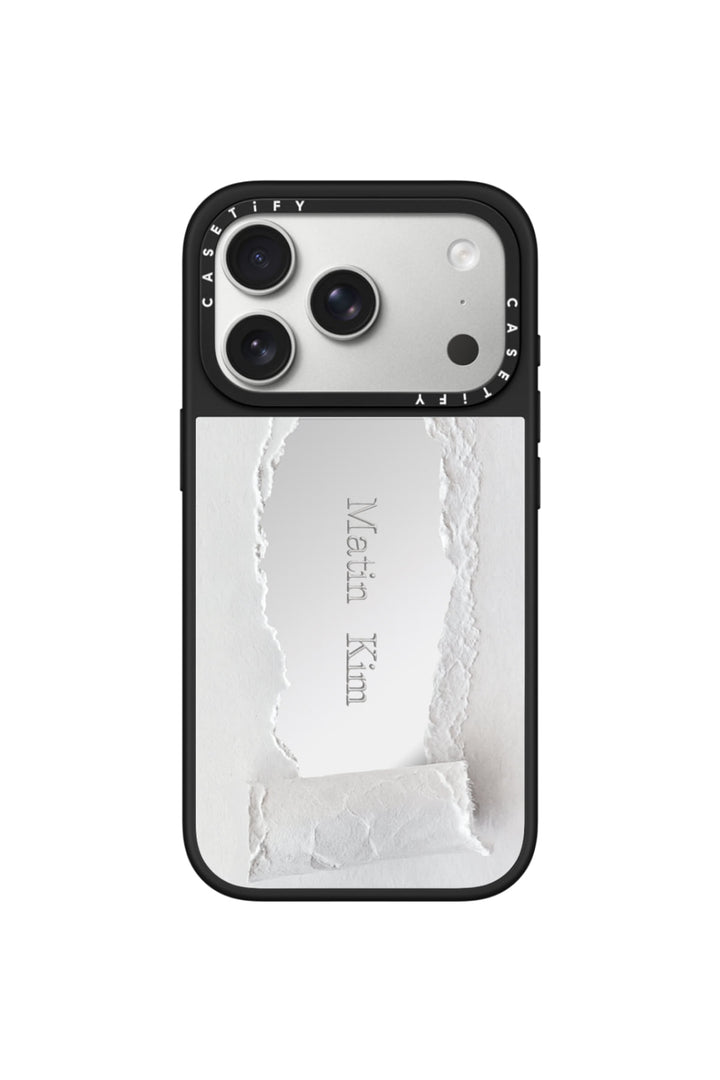 Matin Kim x Casetify Paper Case — Silver
