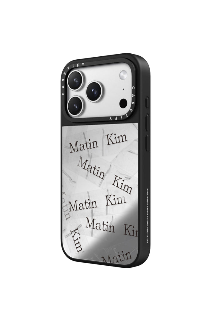 Matin Kim x Casetify Tape Case — Silver