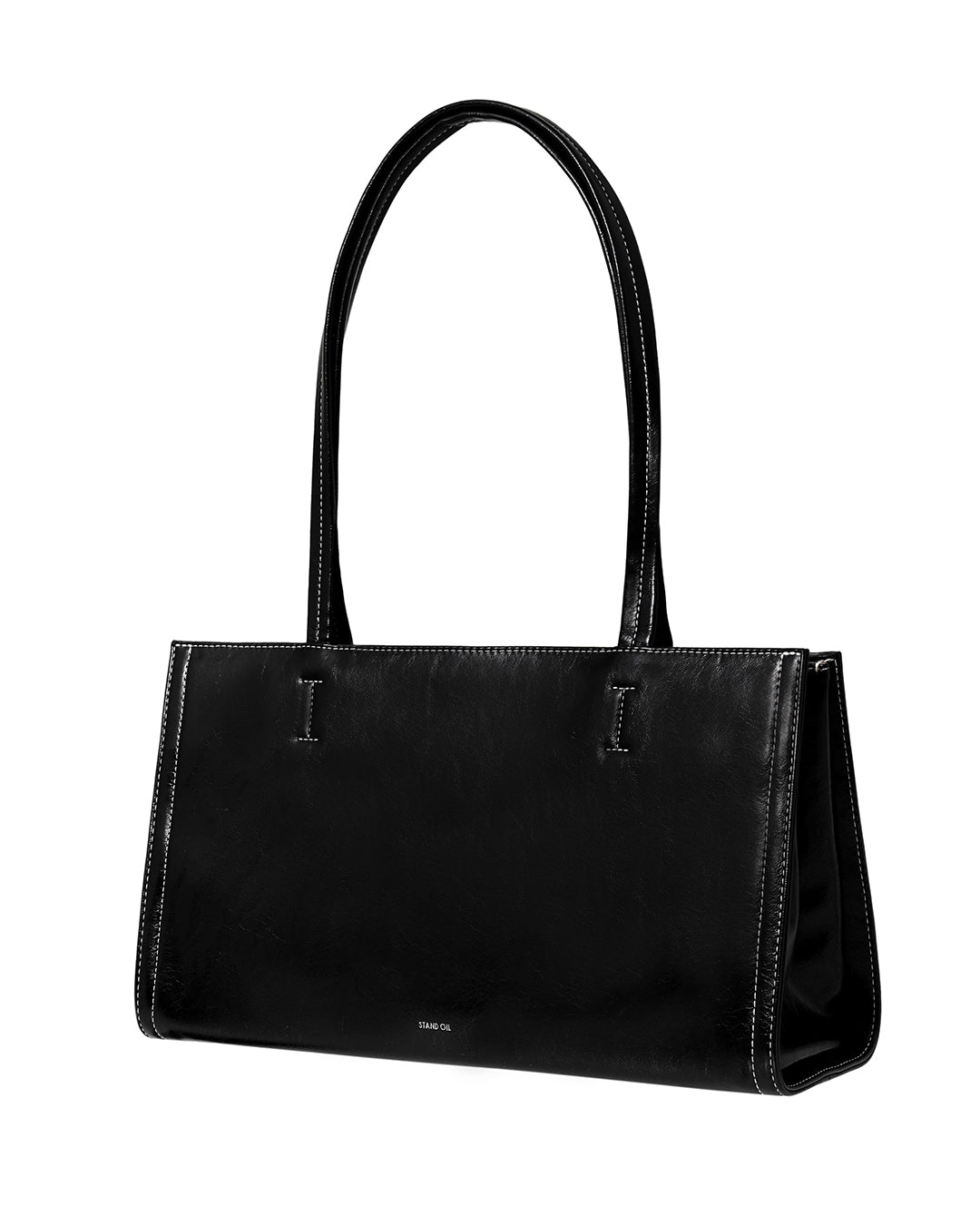 Stand Oil Oblong Bag — Stitch Black