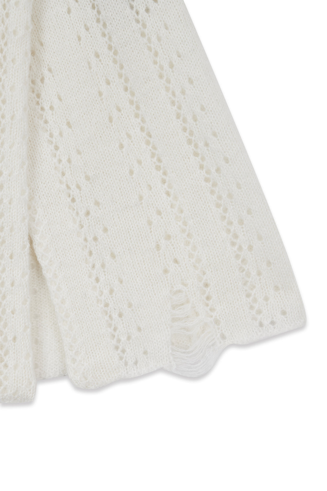 Matin Kim Punching Wrap Mini Skirt — Ivory