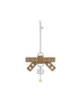 Stand Oil Bow Charm Keyring — Camel