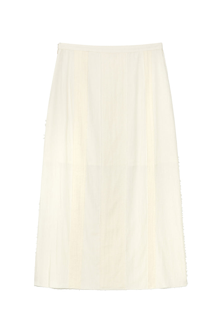 Matin Kim Hook and Eye String Long Skirt — Ivory