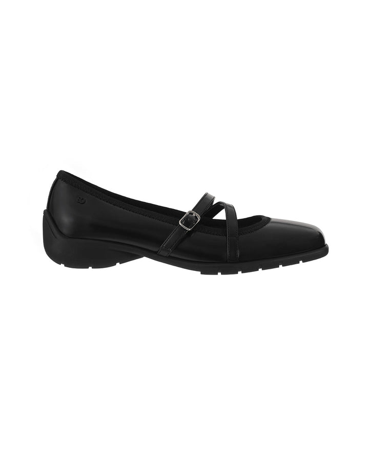 Stand Oil Strap Ballet Mary Jane — Black