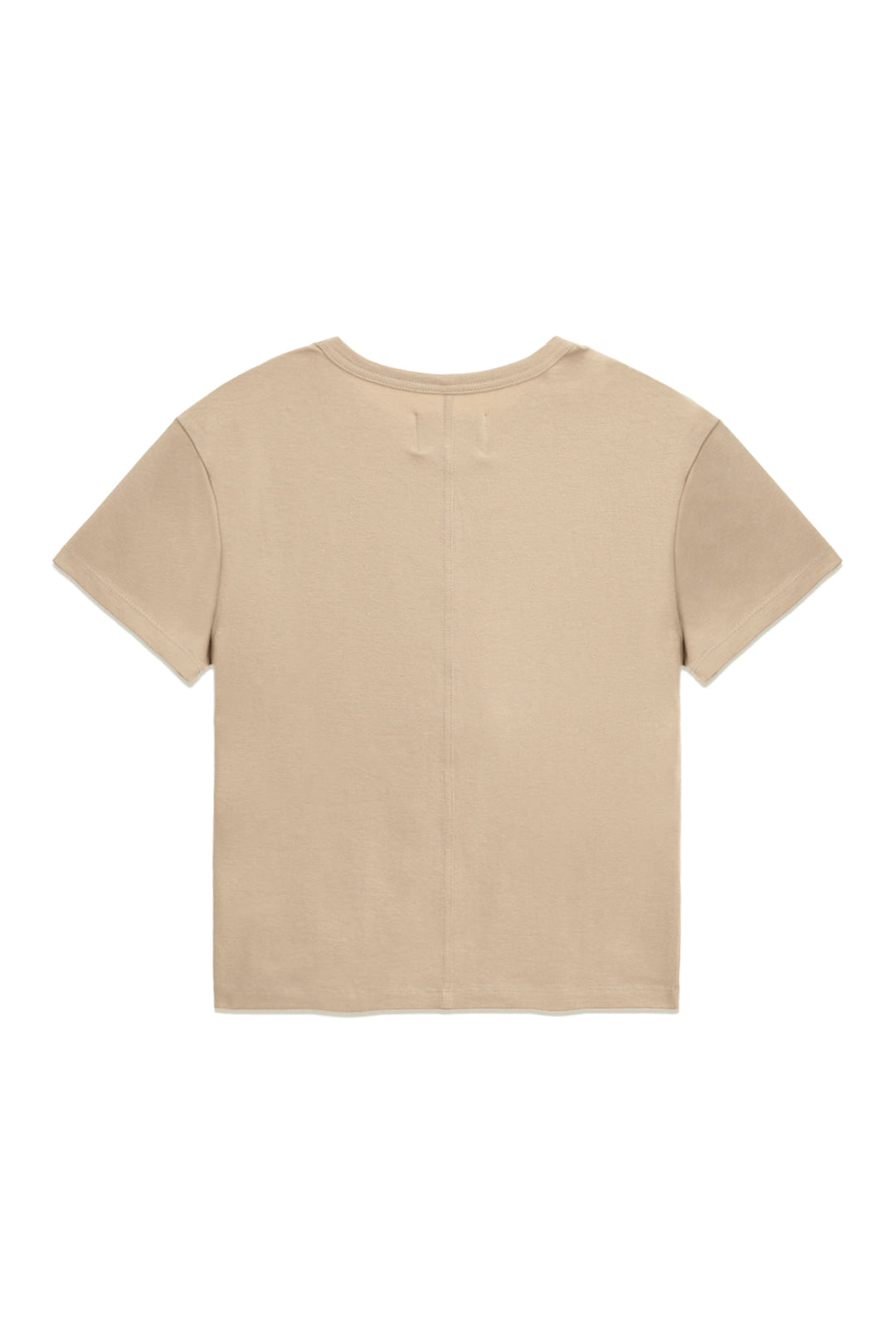 Matin Kim Mini Label Shirring Top — Beige