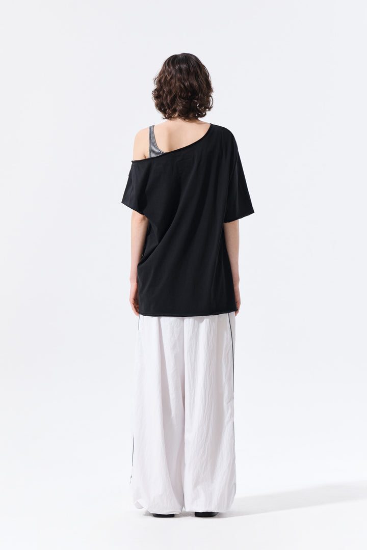 Matin Kim 16 Logo Track Pants — White