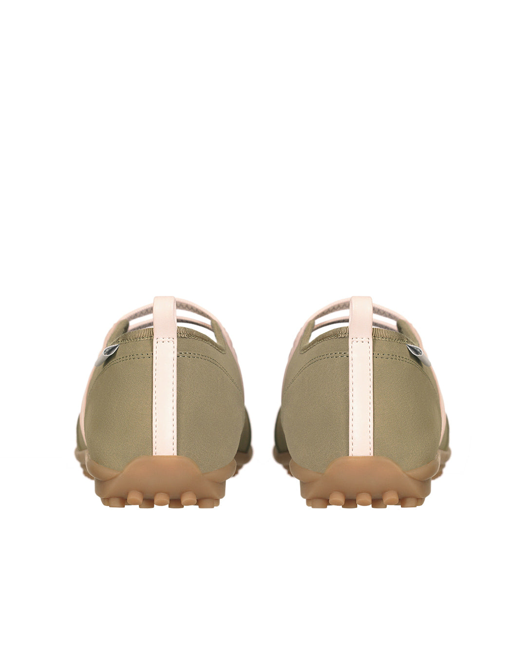 Stand Oil Strap Mary Jane Sneakers — Khaki Combo
