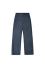 Matin Kim Back Tuck Detail Denim Pants — Navy blue