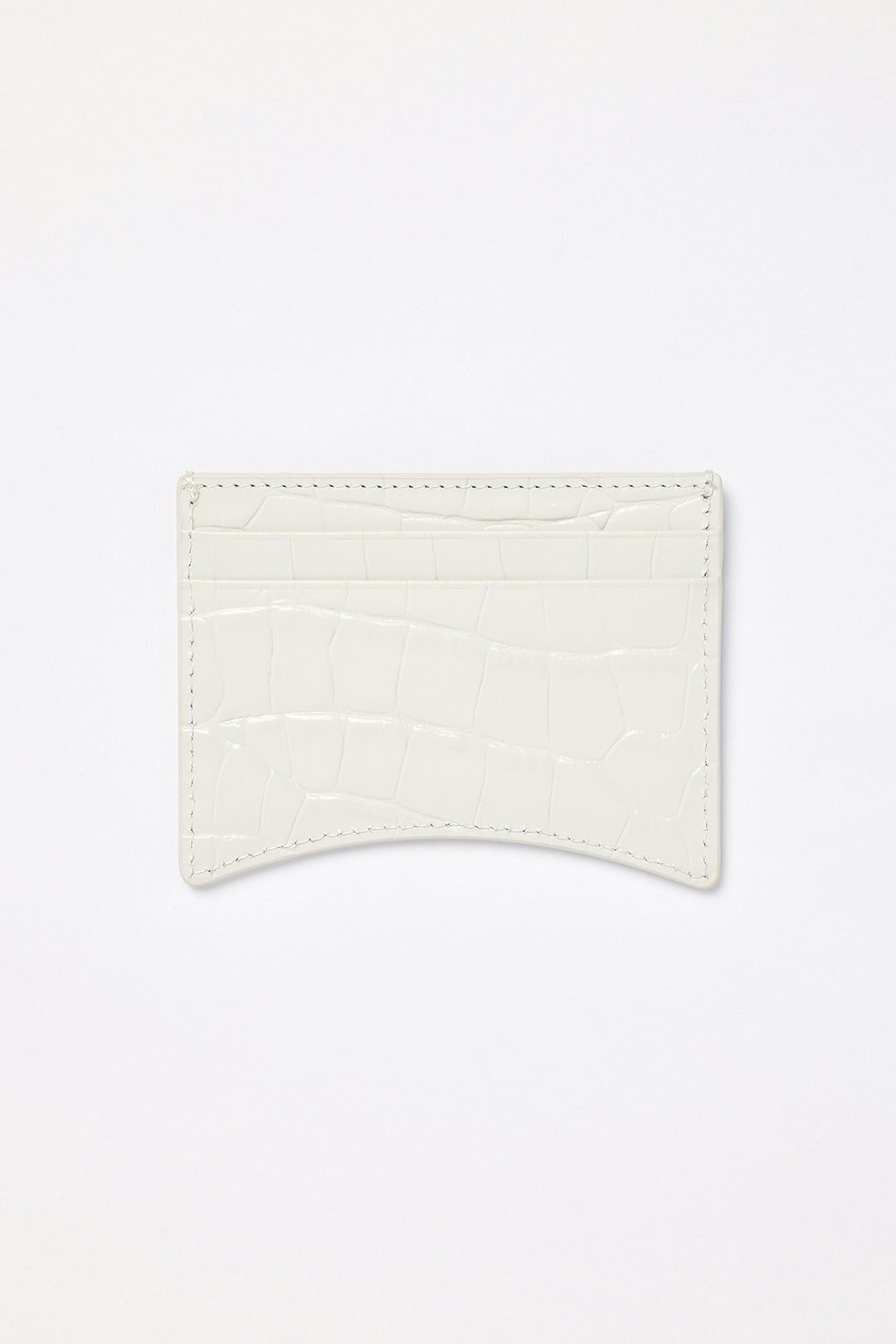 KIMMATIN Arch Shape Card Wallet — Ivory